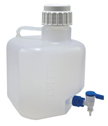 Carboy 10L OCT. PP w/Stopcock - B6525-10L