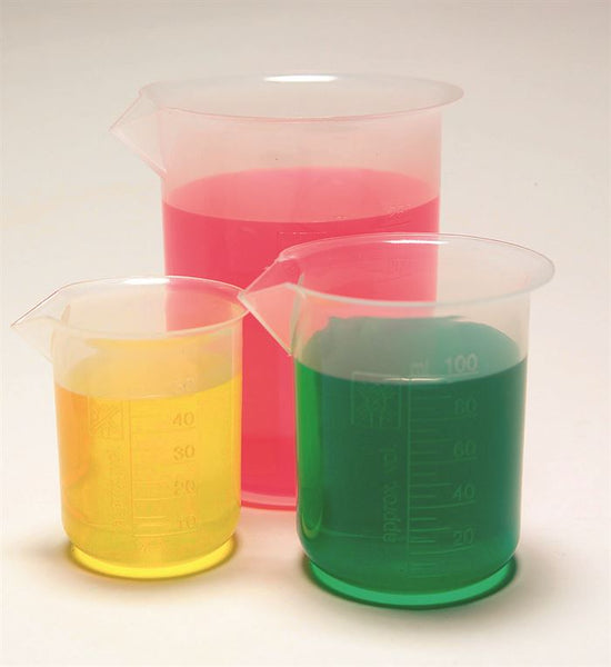 Beakers, New Style, Pp, 250ml, Pk/6 - 11113
