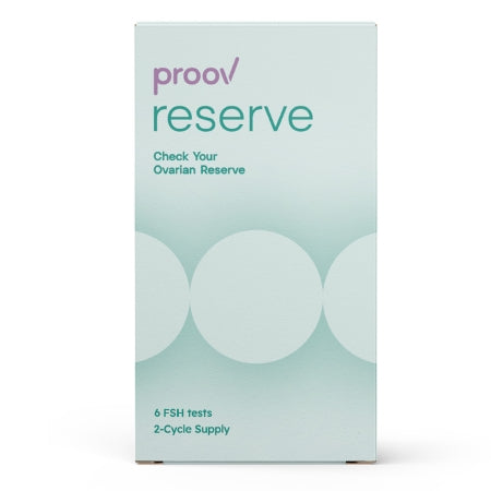 Proov Reserve Follice Stimulating Hormone (FSH) Test Kit, 6 ct.