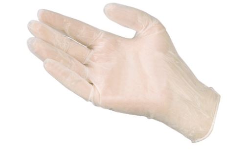 GLOVES PVC UniGlv. Med. 100/PK