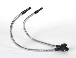 Moritex DUAL GOOSENECK--18" Chrome - M47-8500