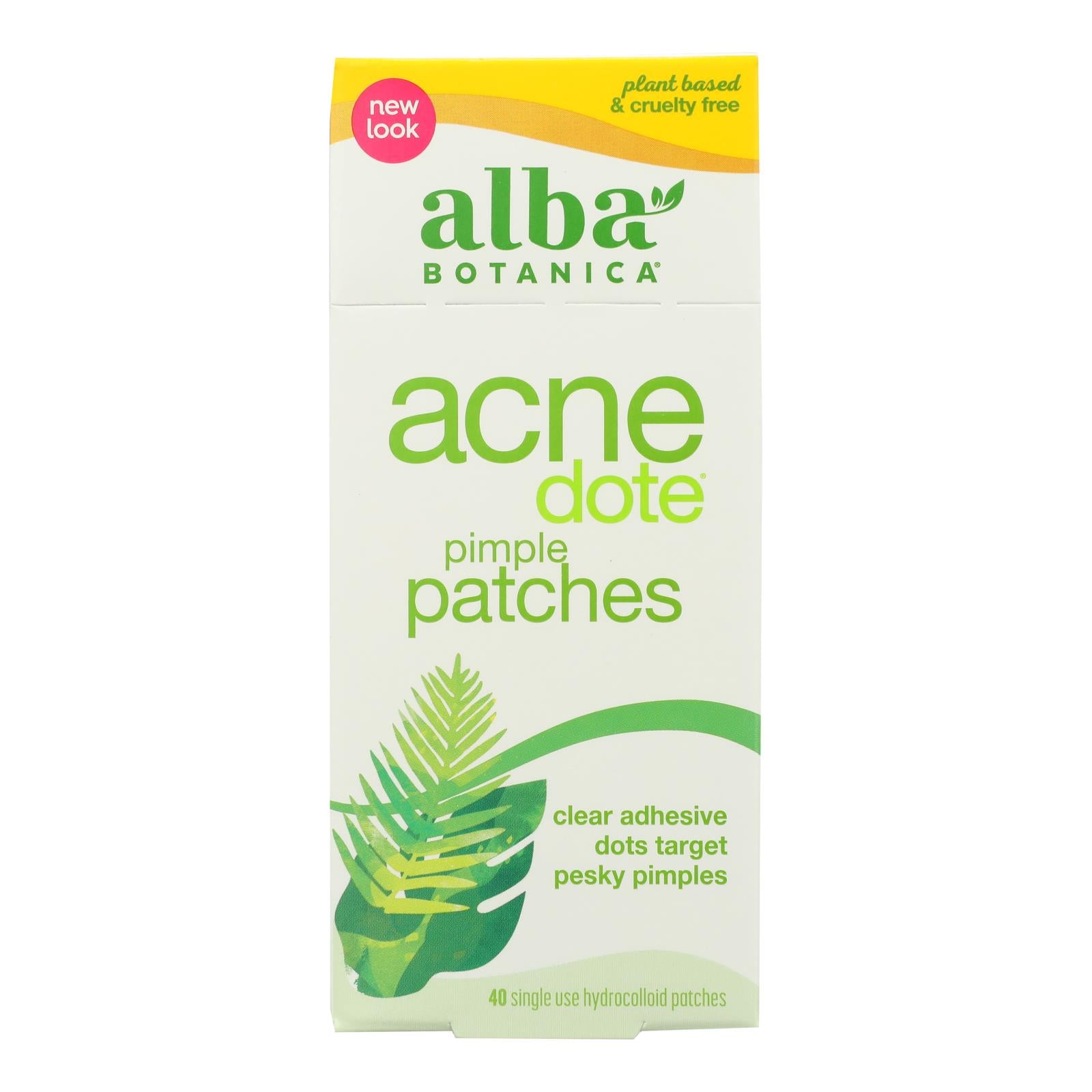 Alba Botanica Acne Pimple Patches, 40 Count