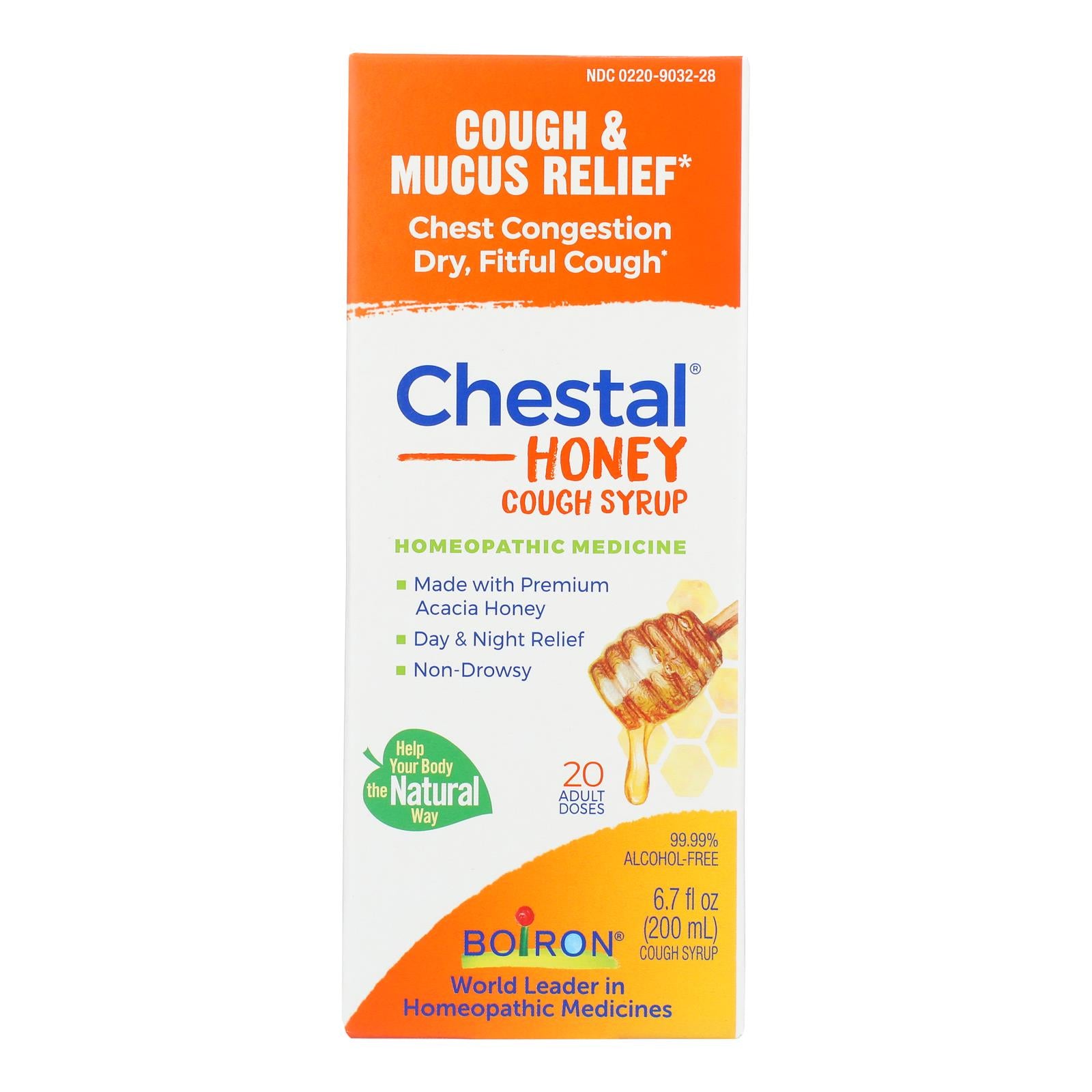 Boiron - Chestal - Cough and Chest Congestion - Honey - Adult - 6.7 oz