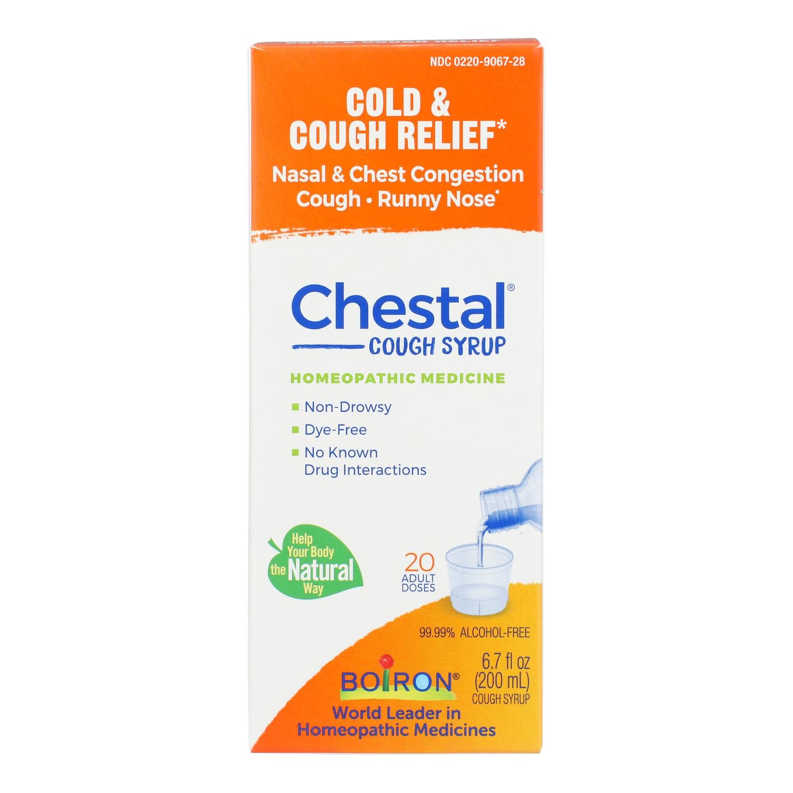 Boiron - Chestal Cold N Cough - Adult - 6.7 fl oz