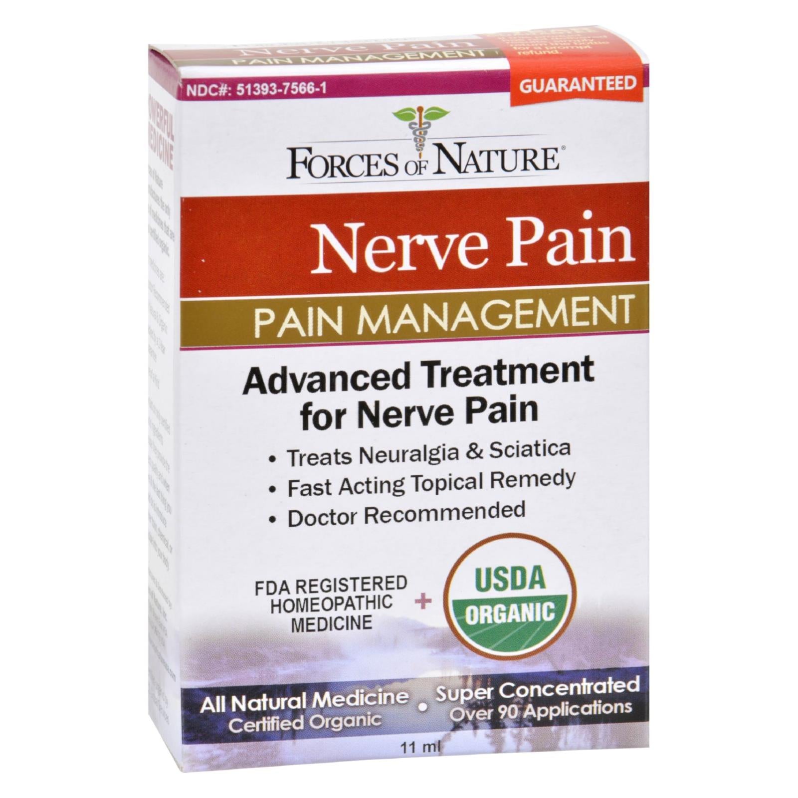 Forces of Nature Organic Nerve Pain Management, 11 ml