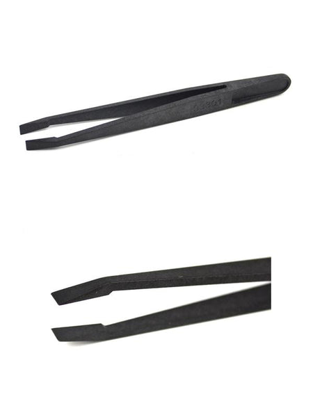 Tweezer ESD Flat Narrow BLACK