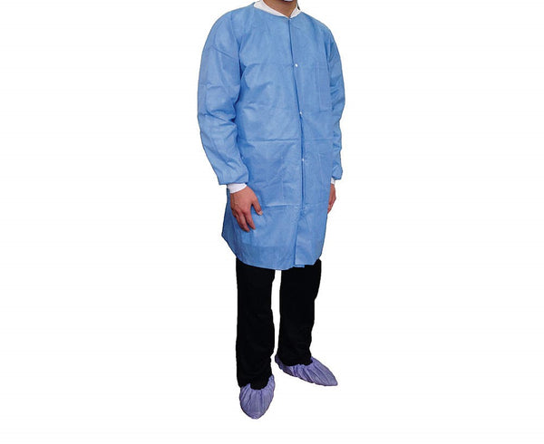LAB COAT AdvPro Med 30/CS blue