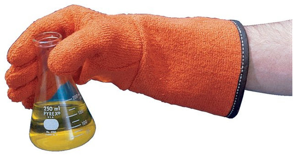 Gloves, Clavies 450F Heat Resistant Biohazard Autoclave/Oven; 11" Gauntlet Length, 18.5" Overall Length, 1 Pair - H13201-0000