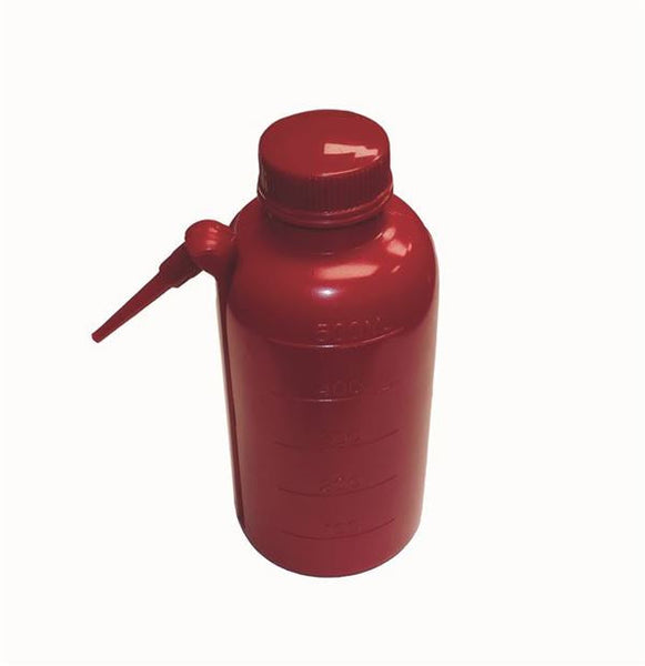 Wash Bottles, Unitary, Red Ldpe, 500ml - 36606-R