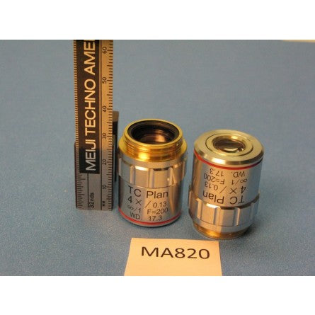 Meiji Techno 4X TC-Plan Objective 17.3mm WD - M48-MA820