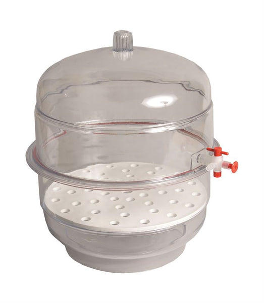 Desiccators, Vacuum, Clear Base, 8" - 55215