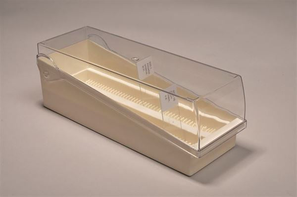 Slide Storage Rack W/ Clear Lid, Plastic - 62501