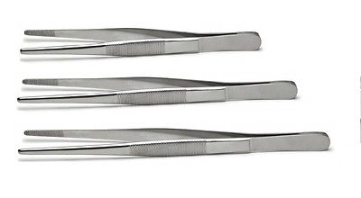 Tweezer 6in. S.S. SERR. TIPS