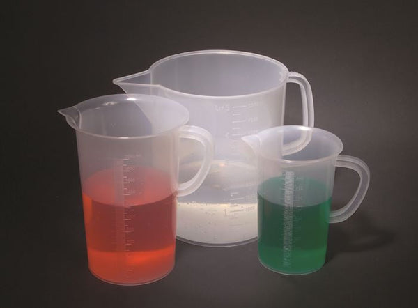 Beakers W/ Handle, Tall, Pp, 250ml Pk/12 - 81101