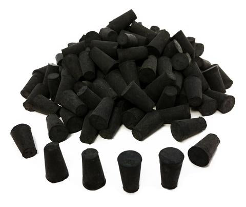 Rubber Stopper 000 SOLID pk/100