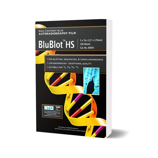 BluBlot HS Autoradiography film- 5x7in- 100 sheets/box-A8803