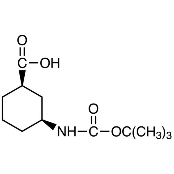 (1R,3S)-3-(tert-Butoxycarbonylamino)cyclohexanecarboxylic Acid, 1G - B3538-1G