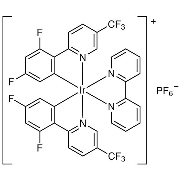 (2,2'-Bipyridine)bis[3,5-difluoro-2-[5-(trifluoromethyl)-2-pyridinyl-kappaN][phenyl-kappaC]iridium(III) Hexafluorophosphate, 1G - B6161-1G