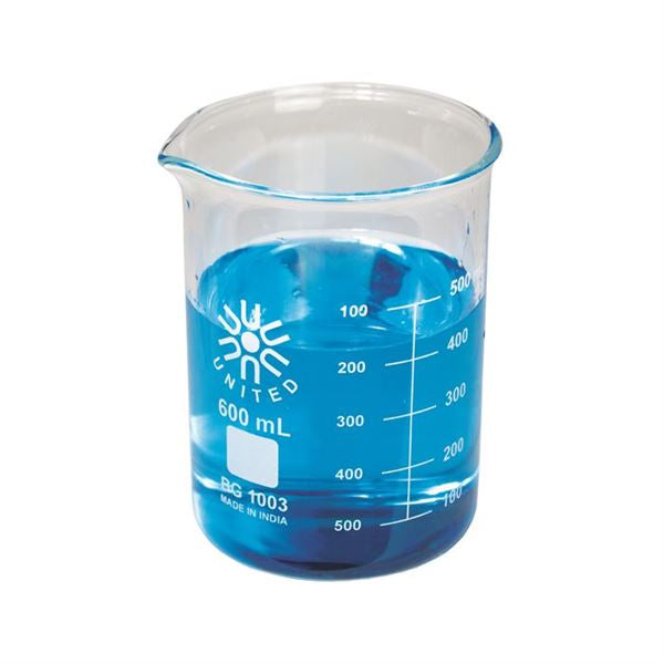 Beakers, Low Form, Heavy Duty, pk/6, 600ml - BG1003-600