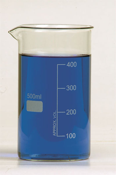 Beakers,Tall,No Spout,Borosil,250ml Pk12 - BG1040-250