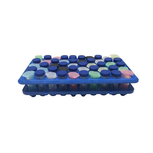 Rack for 50 x 5ml MacroTubes- flip top or screw top-C2592