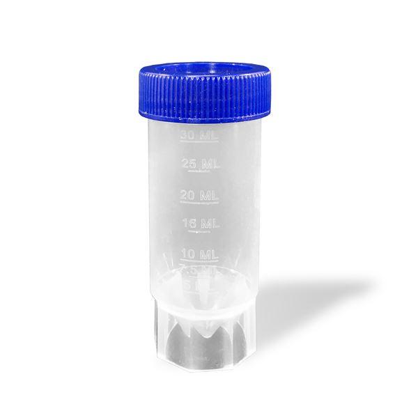30ml PP centrifuge tube- free standing- flat screw cap- 25/sterile bag- 500/cs-C2630
