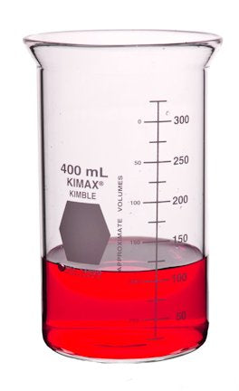 Beaker TALL No Spout 400ML P/6 - B4240-400