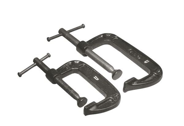 Cast Iron C-Clamp, 5" Jaw Opening - CLMPC5