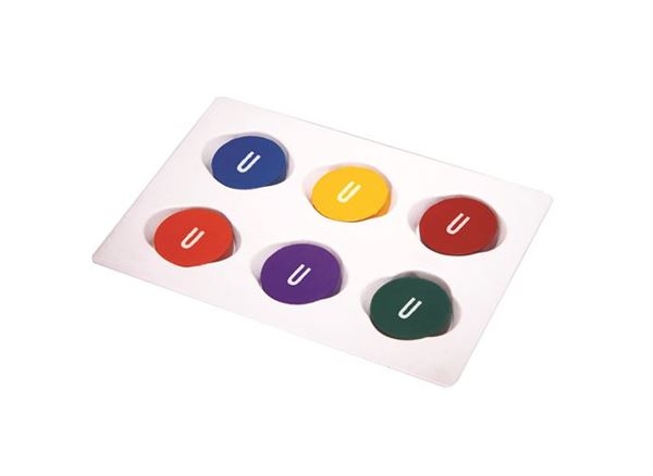 Ceramic Disc Magnets, Set Of 6 - CMSET1