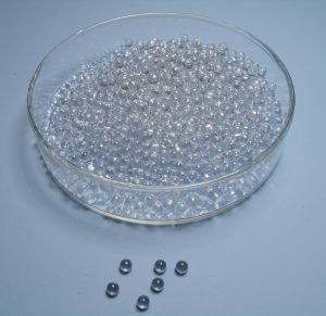 Glass BEADS 4mm FLINT 1 lb.