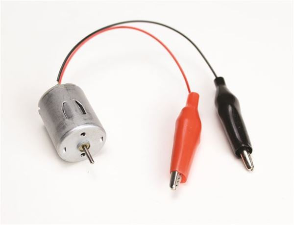 Miniature Dc Motor, With Alligator Leads - DCM045-L