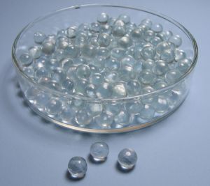 Glass BEADS 8mm FLINT 1 lb.