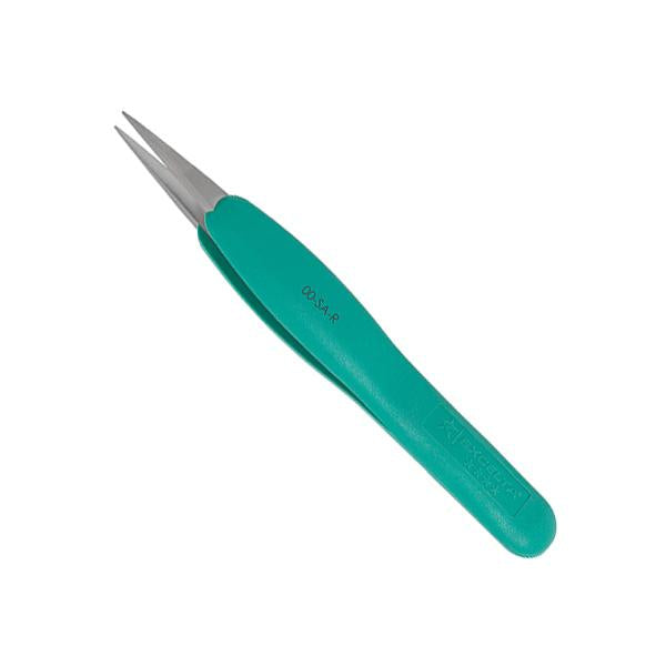 Excelta Tweezers - 00-SA-R - Straight Strong Medium Point - 00-SA-R