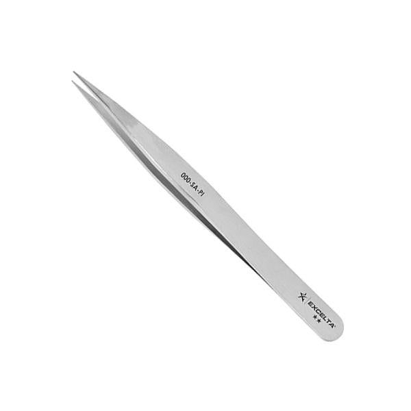 Excelta Tweezers - 000-SA-PI - Straight Strong Medium Point - Anti-Mag. SS - 000-SA-PI