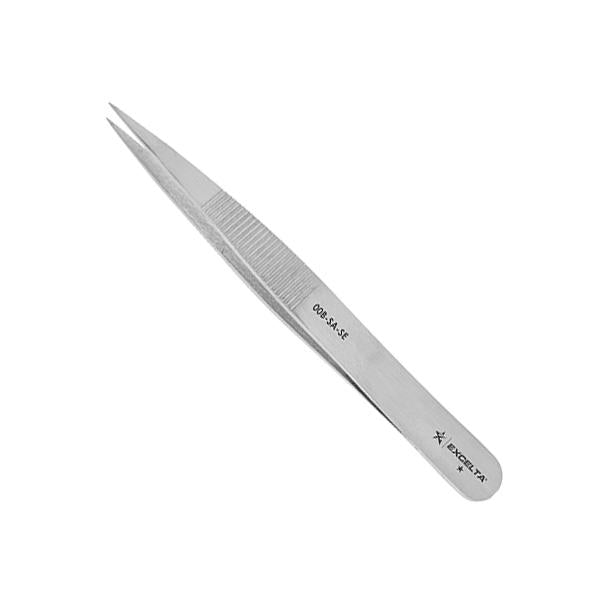 Excelta Tweezers - 00B-SA-SE - Straight Strong Medium Point - 00B-SA-SE