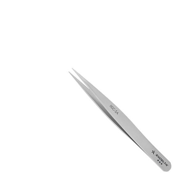 Excelta Tweezers - Straight Strong Semi-Fine Point - Anti-Mag. SS - 00C-SA