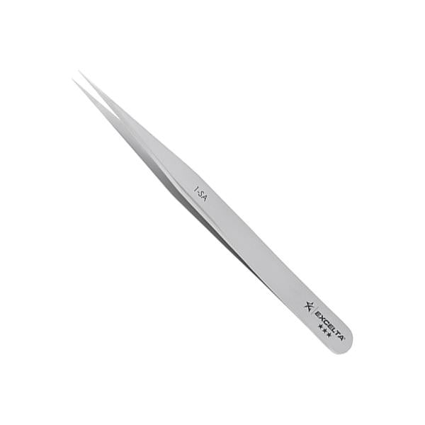 Excelta Tweezers - 1-SA - Straight Very Fine Point - Anti-Mag. SS - 1-SA