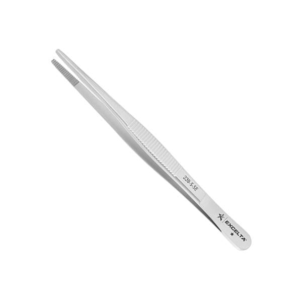 Excelta Forceps - Laboratory - Straight - SS - Serrated - 23B-S-SE