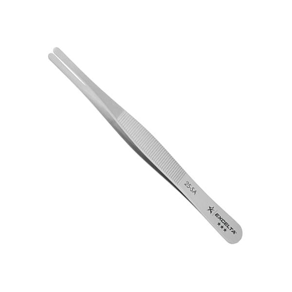 Excelta Tweezers - Straight Flat Point - Anti-Mag. SS - 25-SA