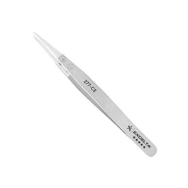 Excelta Tweezers - Straight - Ceramic Tips - 277-CE