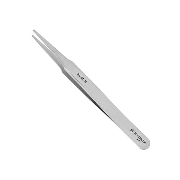 Excelta Tweezers - 2A-SA-PI - Straight Tapered Flat Point - Anti-Mag. SS - 2A-SA-PI