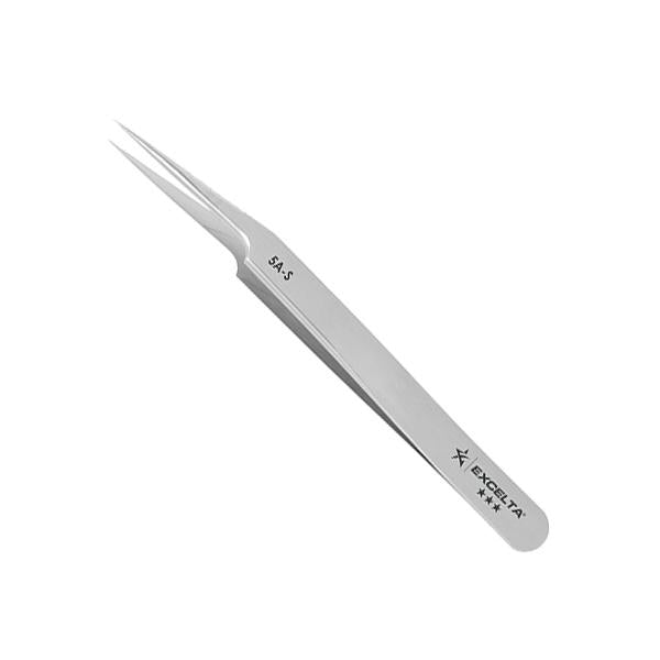 Excelta Tweezers - Offset Ultra Fine Point - SS - 5A-S