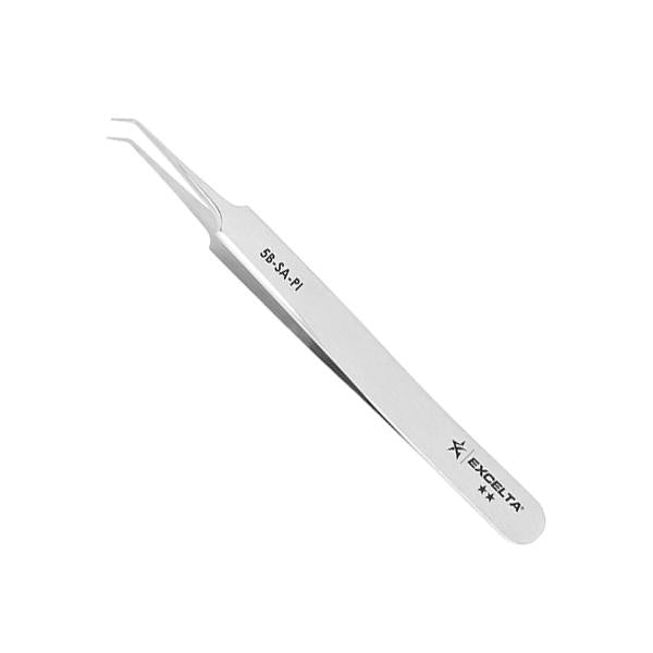 Excelta Tweezers - 5B-SA-PI - Bent Ultra Fine Point - Anti-Mag. SS - 5B-SA-PI