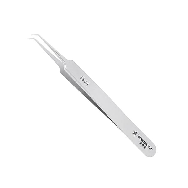 Excelta Tweezers - 5B-SA - Bent Ultra Fine Point - Anti-Mag. SS - 5B-SA