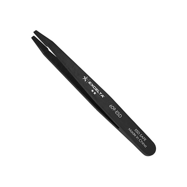Excelta Tweezers - Plastic - Wafer Tip - Plastic - ESD Safe - 609-ESD