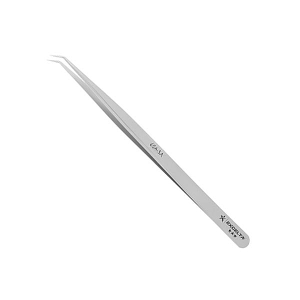 Excelta Tweezers - 65A-SA - Oblique Slim Fine Point - Anti-Mag. SS - 65A-SA