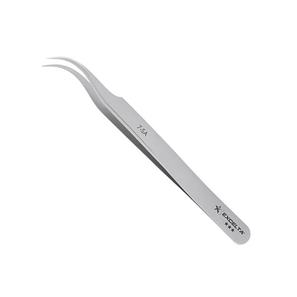Excelta Tweezers - 7-SA - Curved Very Fine Point - Anti-Mag. SS - 7-SA