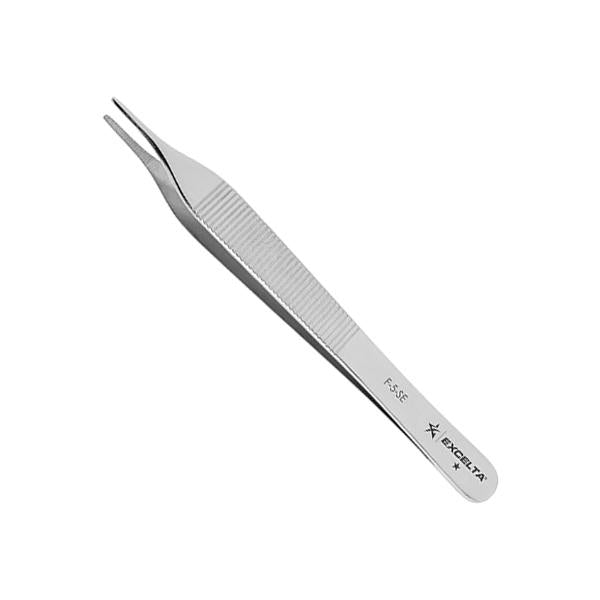 Excelta Forceps - Laboratory - Straight - SS - Tip Serrations - F-5-SE
