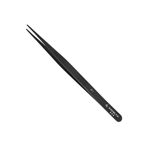 Excelta Forceps - Gemologist - Straight - SS - Longitudinal Groove - JB-1