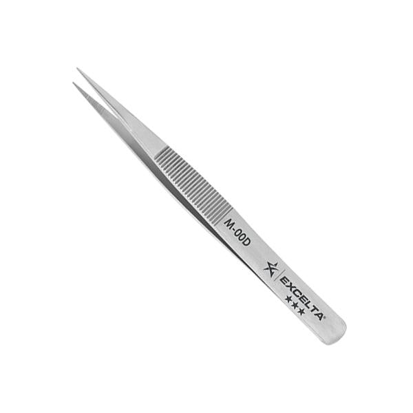 Excelta - M-00D - Straight Medium Point - Miniature - Carbon Steel - Tip Serrations - M-00D